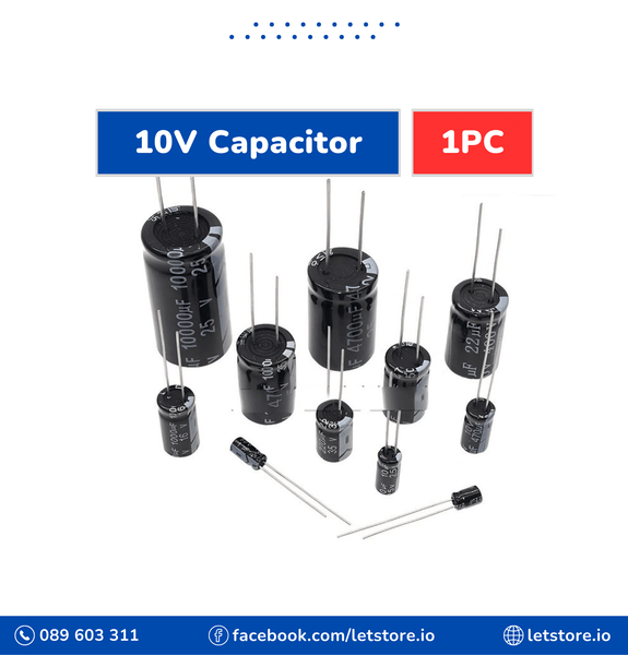 1PC 10V Aluminum Electrolytic Capacitor