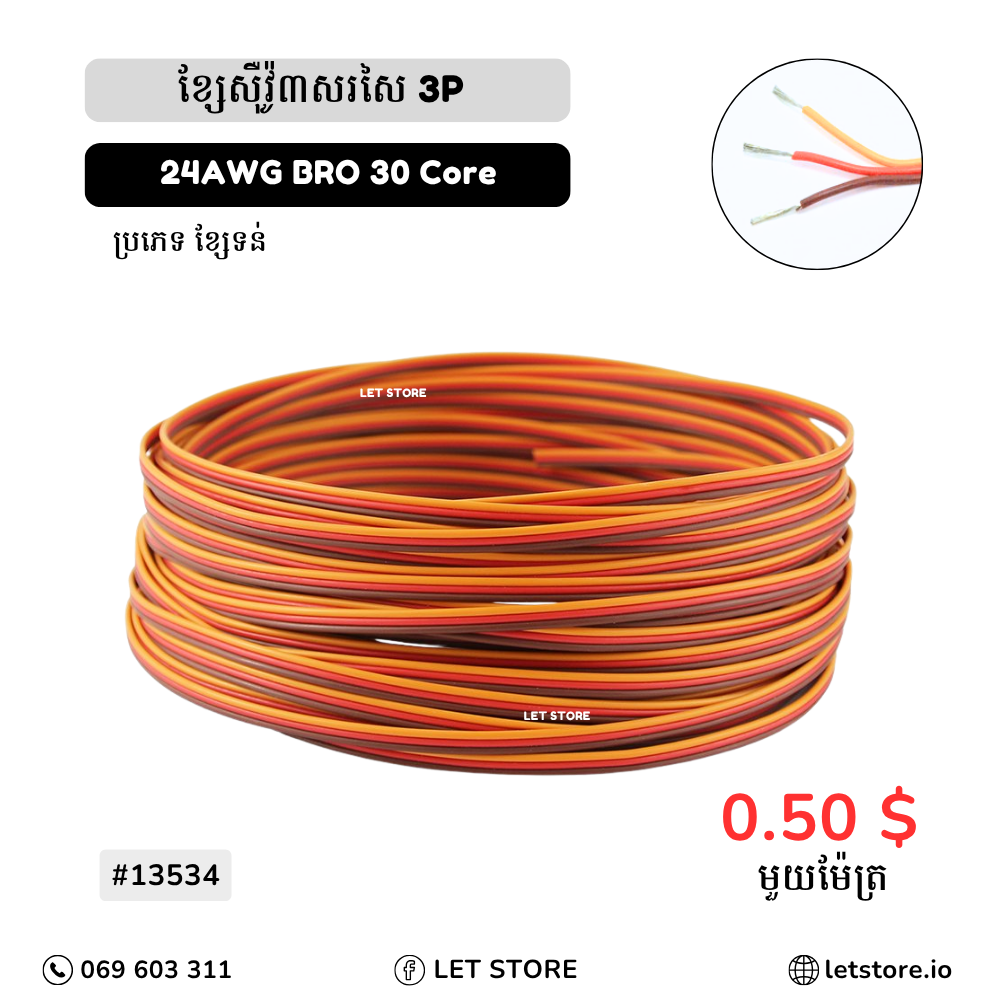Wire Servo 1 Meter 100CM