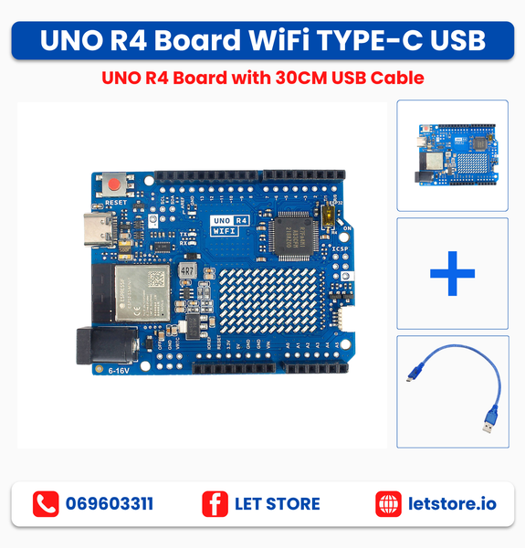 UNO R4 WiFi TYPE-C USB