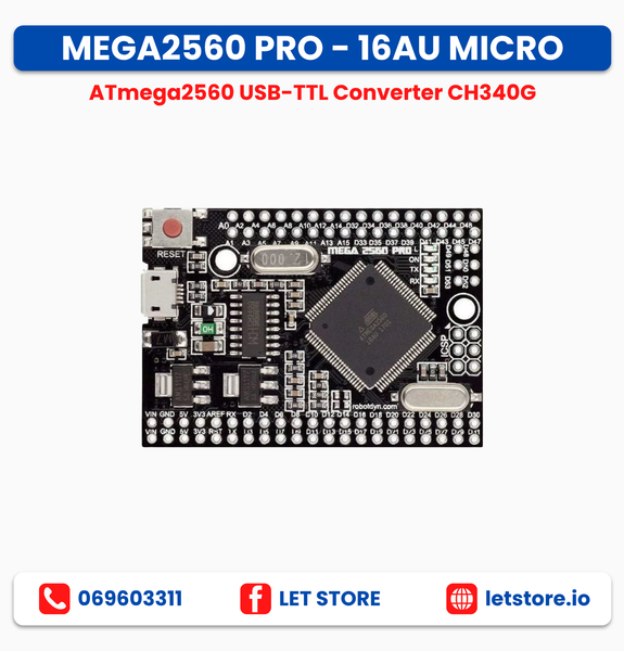 MEGA 2560 Pro CH340G 16AU