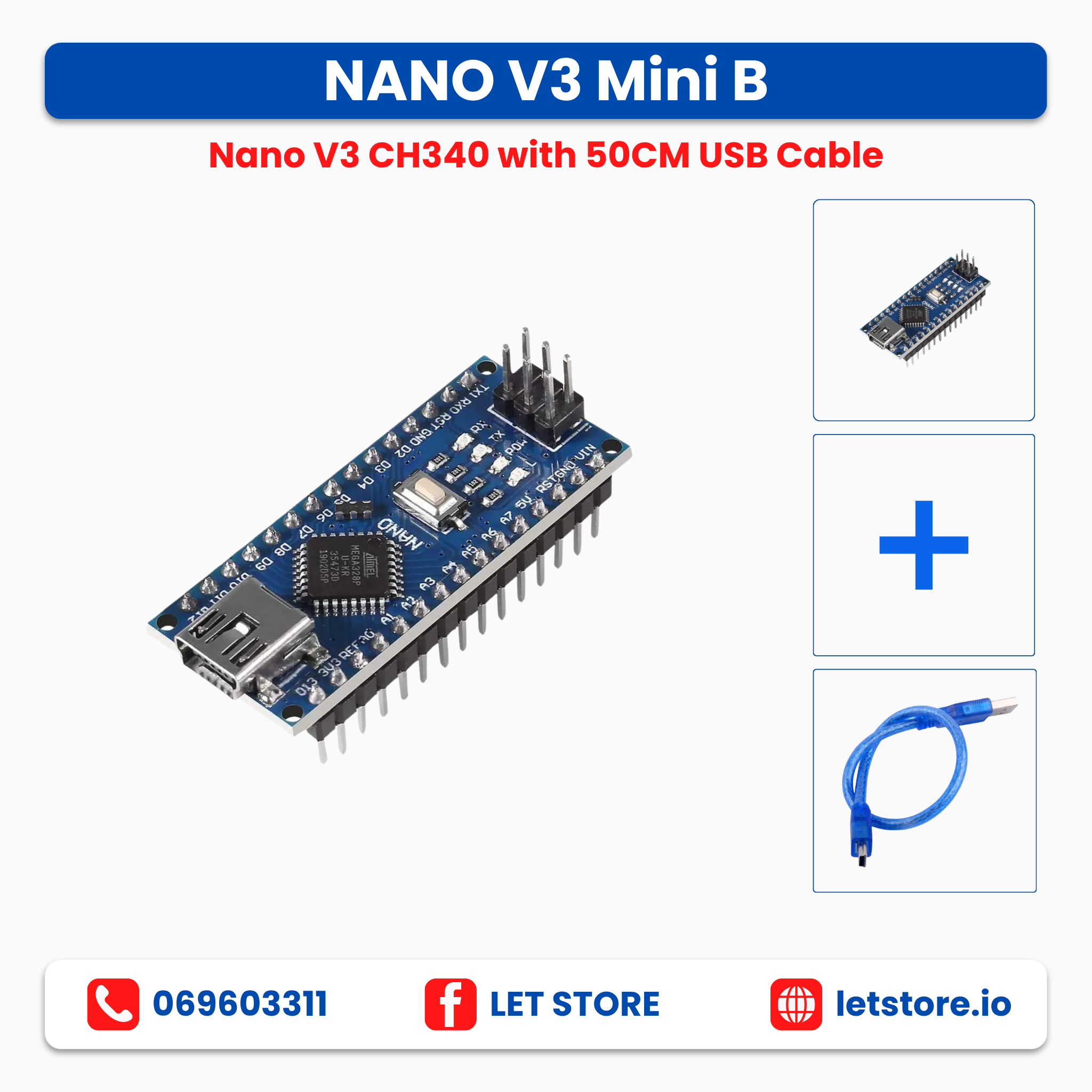 NANO V3.0 ATmega328P CH340
