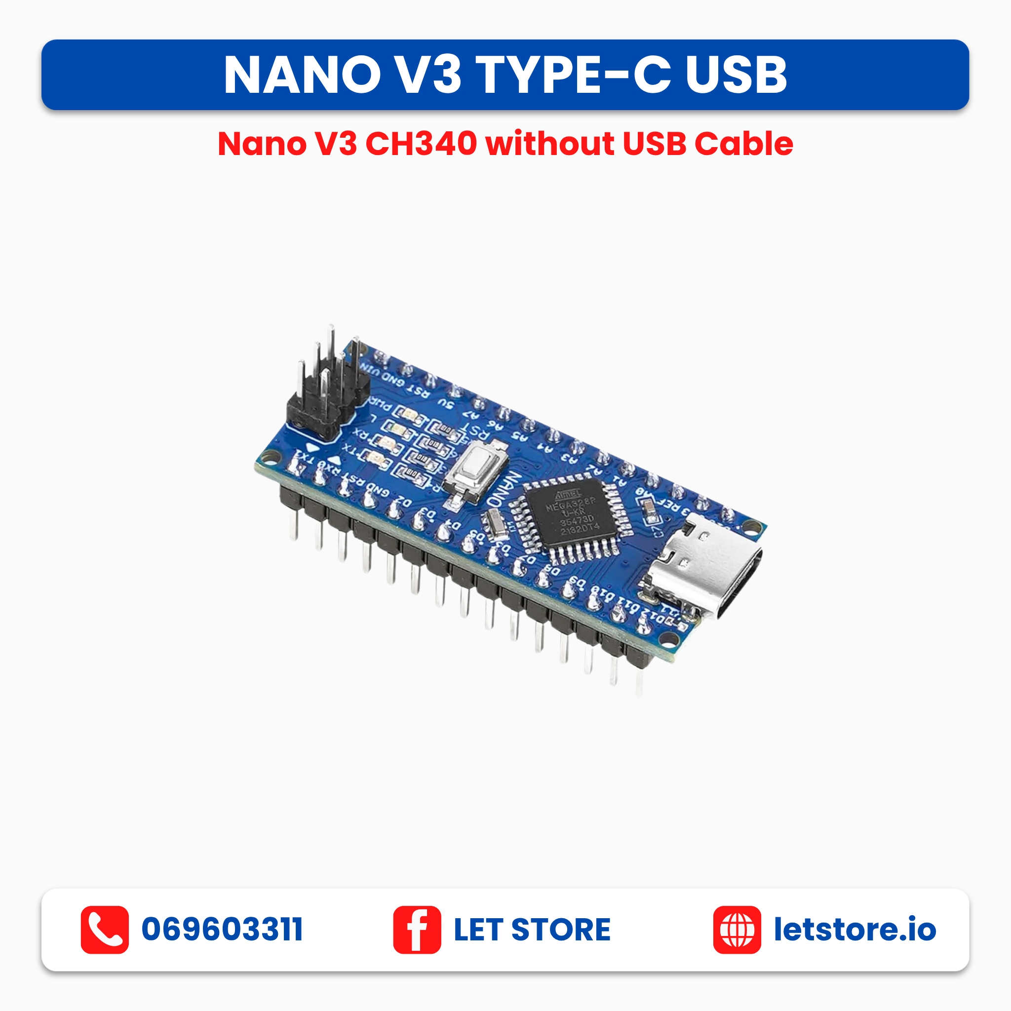 NANO V3.0 ATmega328P CH340