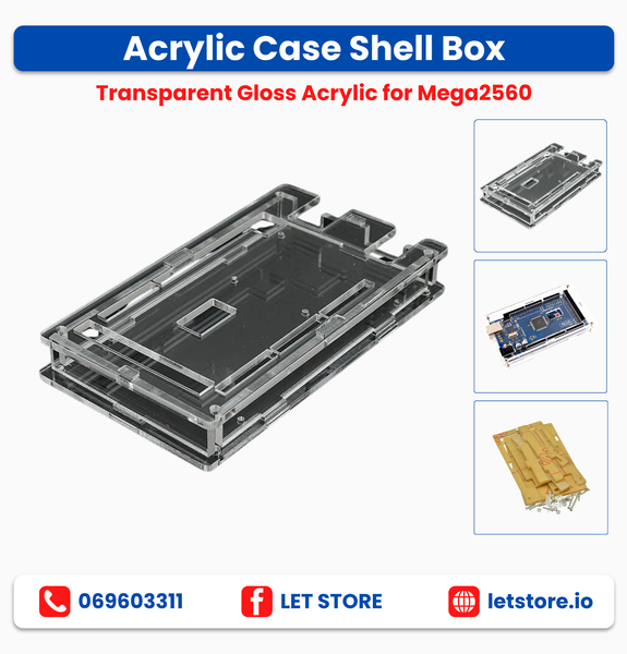 Acrylic Case Shell Box For Mega