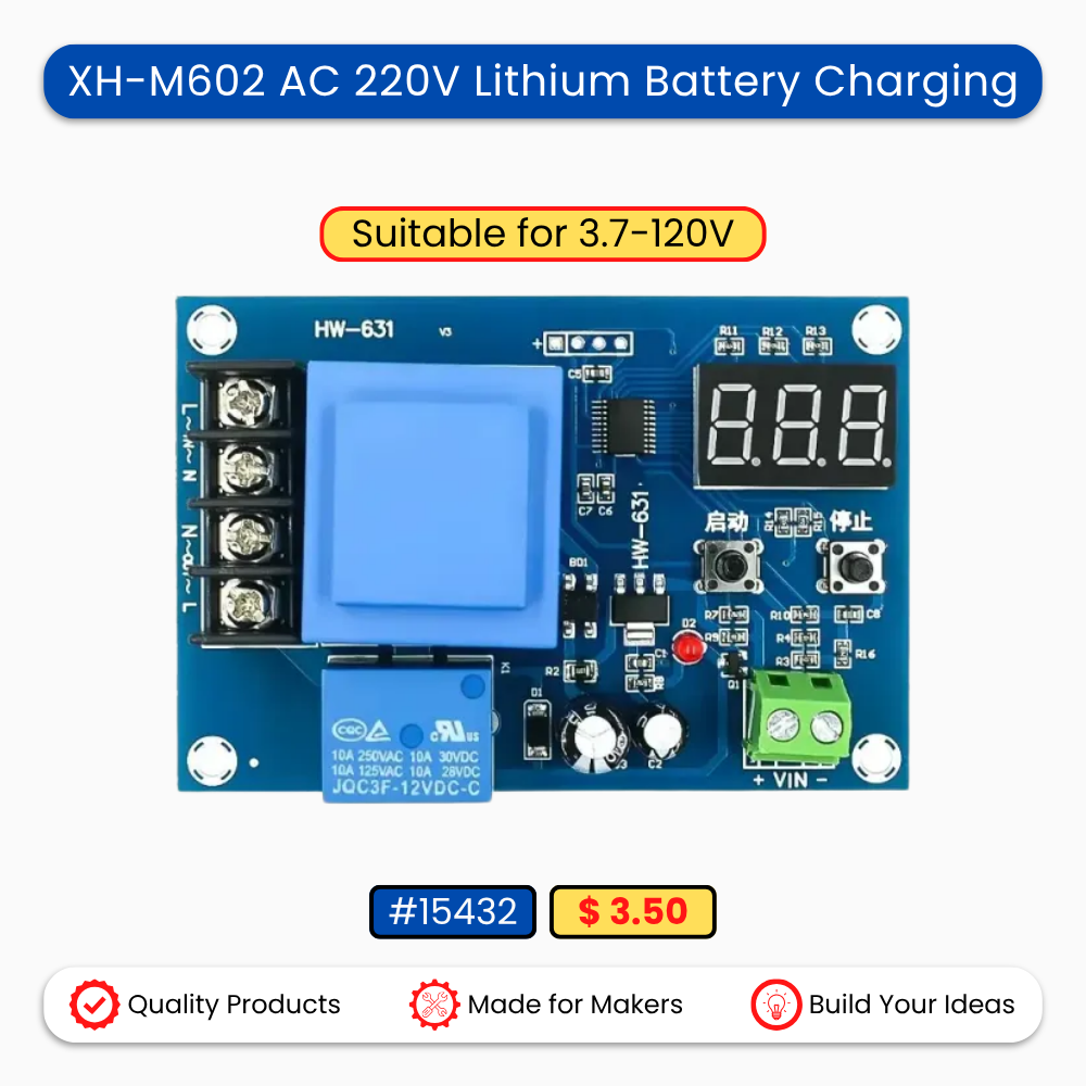 XH-M602 AC 220V Battery Charging