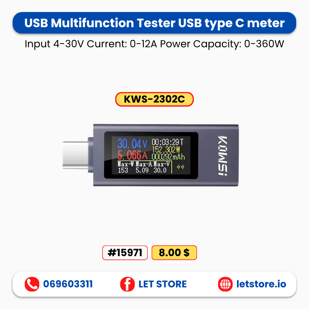 KOWSI USB-C Meter Tester