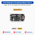 Step Up Li-ion Battery Black