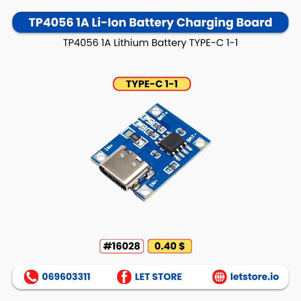TP4056 1A Lithium Battery