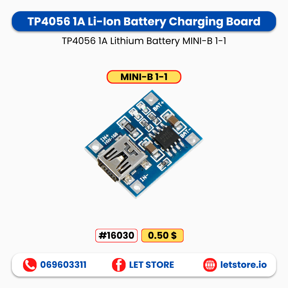 TP4056 1A Lithium Battery