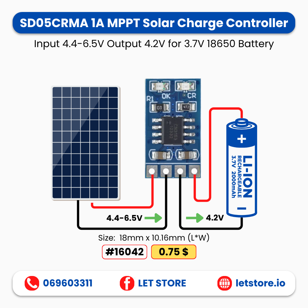 SD05CRMA 4.4-6.5V to 4.2V 1A