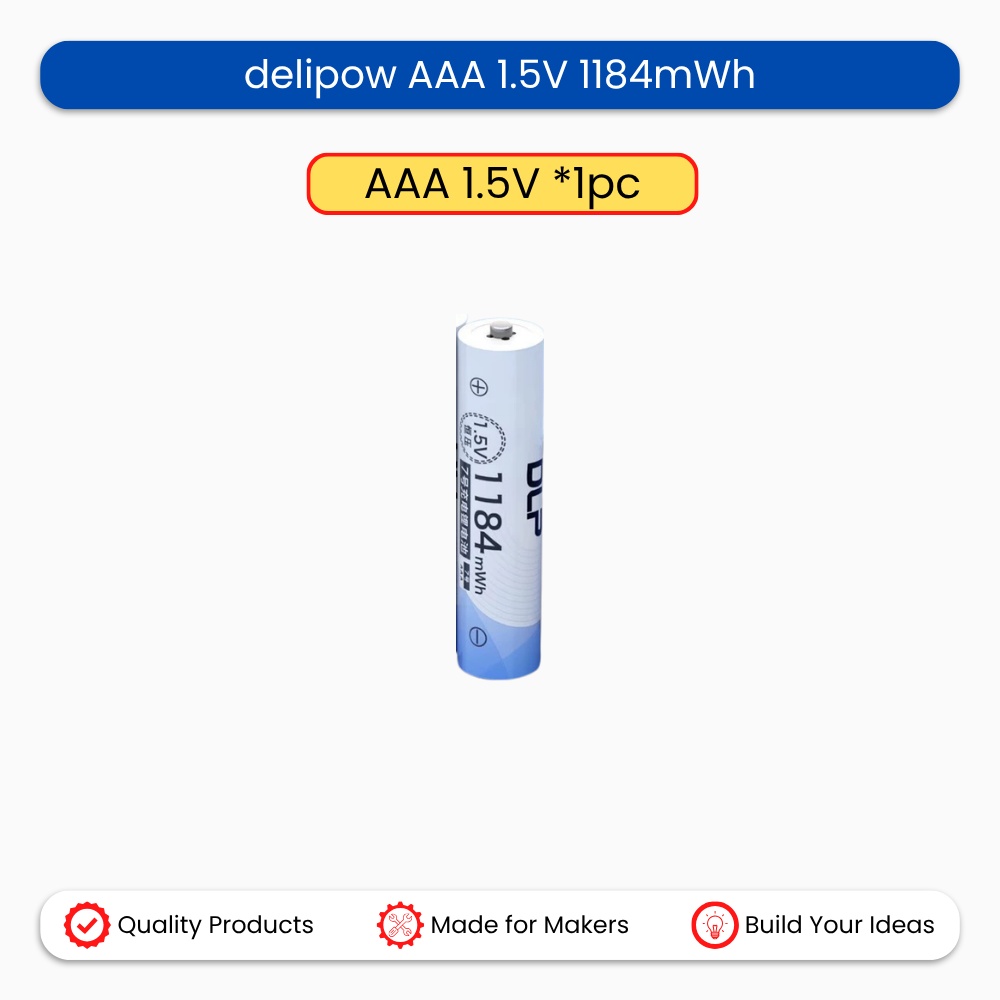 delipow AAA 1.5V 1184mWh
