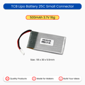 TCB Lipo Battery 3.7V 25C