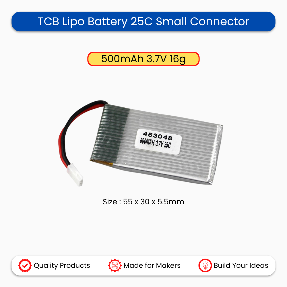 TCB Lipo Battery 3.7V 25C
