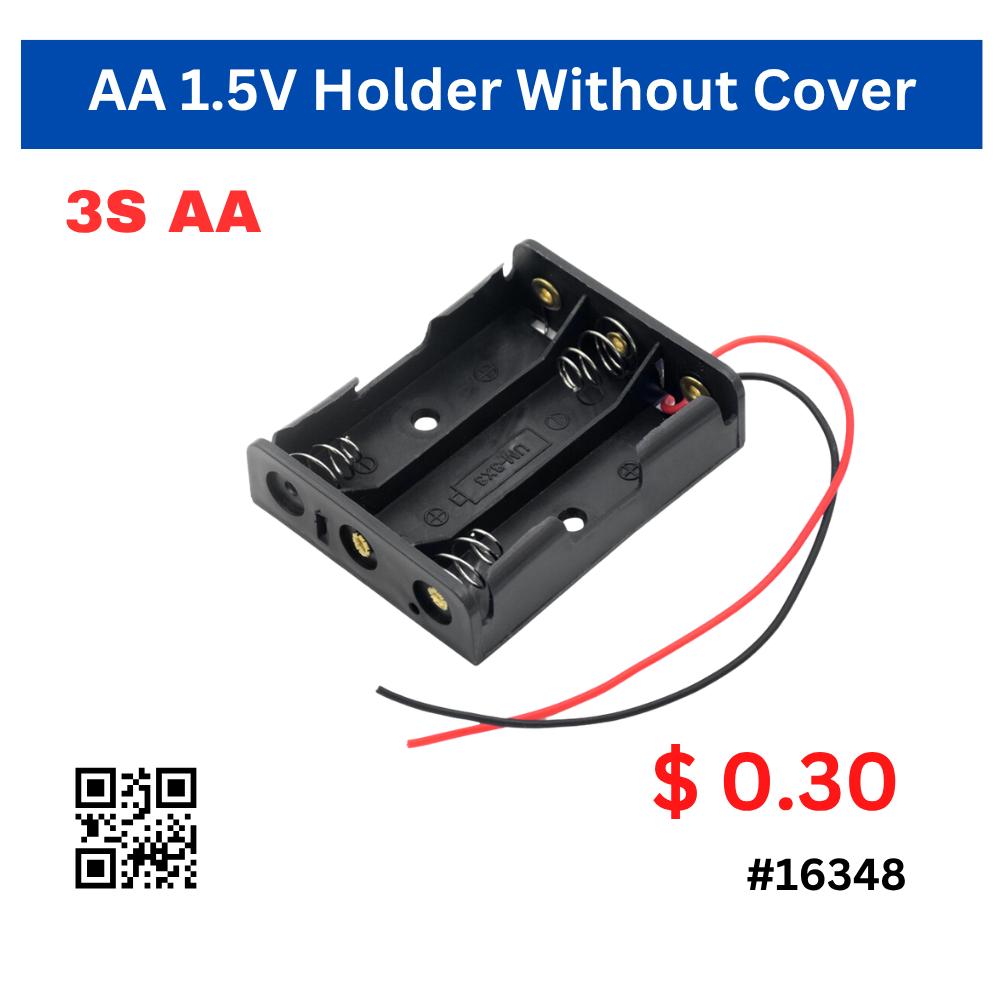AA 1.5V Holder Without Cover