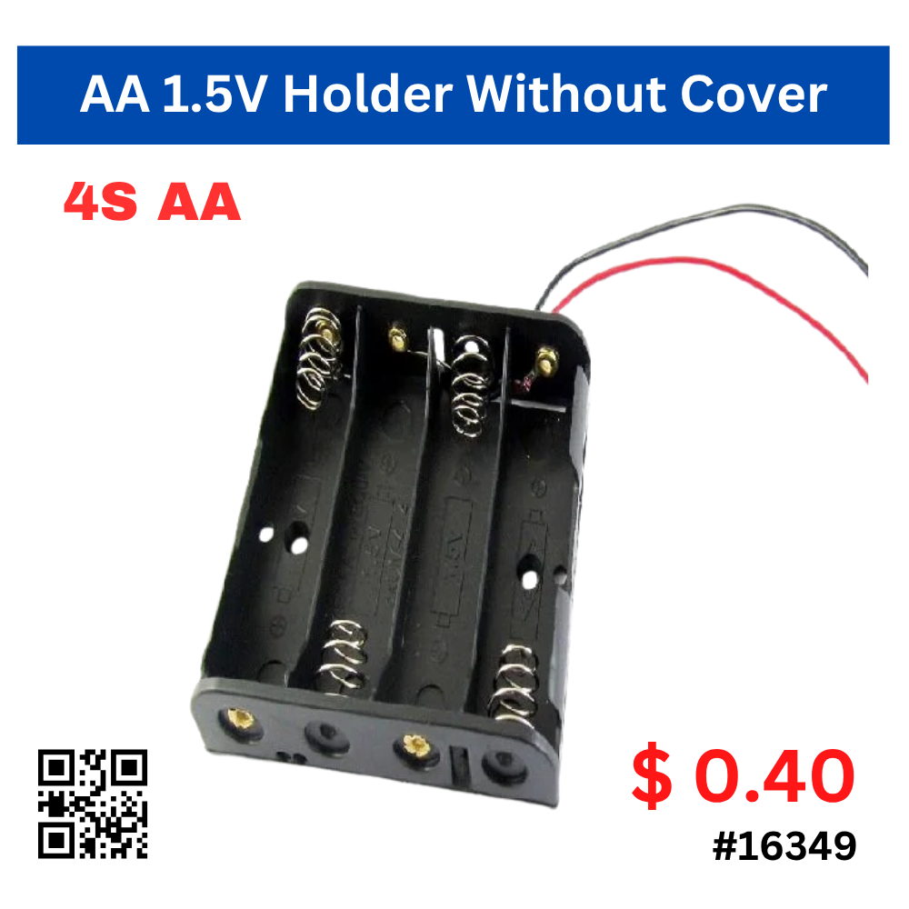 AA 1.5V Holder Without Cover