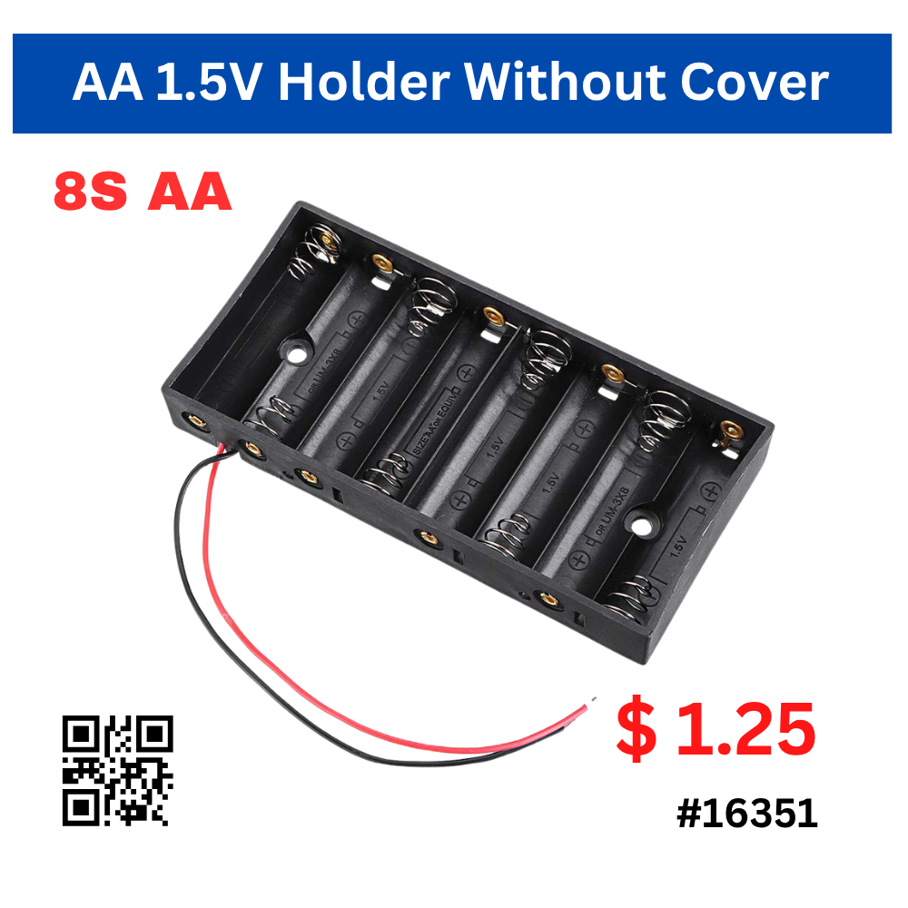 AA 1.5V Holder Without Cover