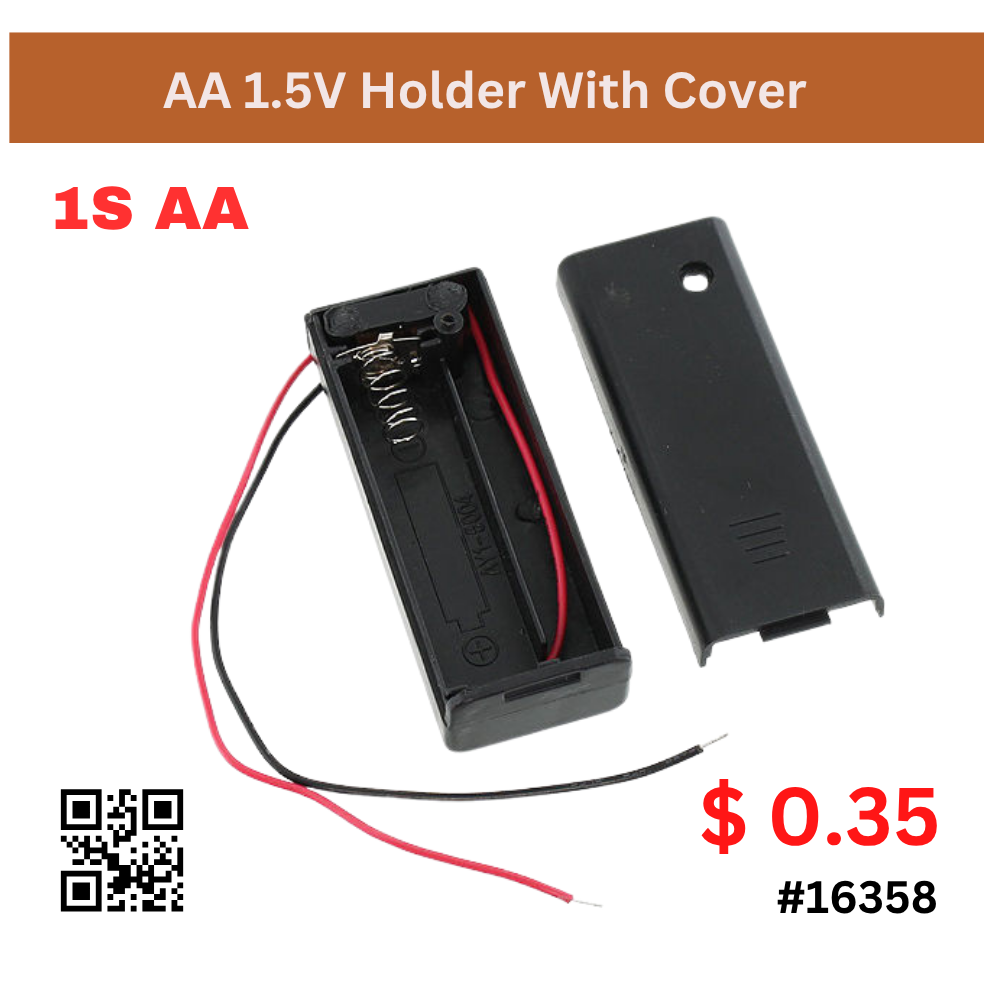 AA 1.5V Holder With Cover