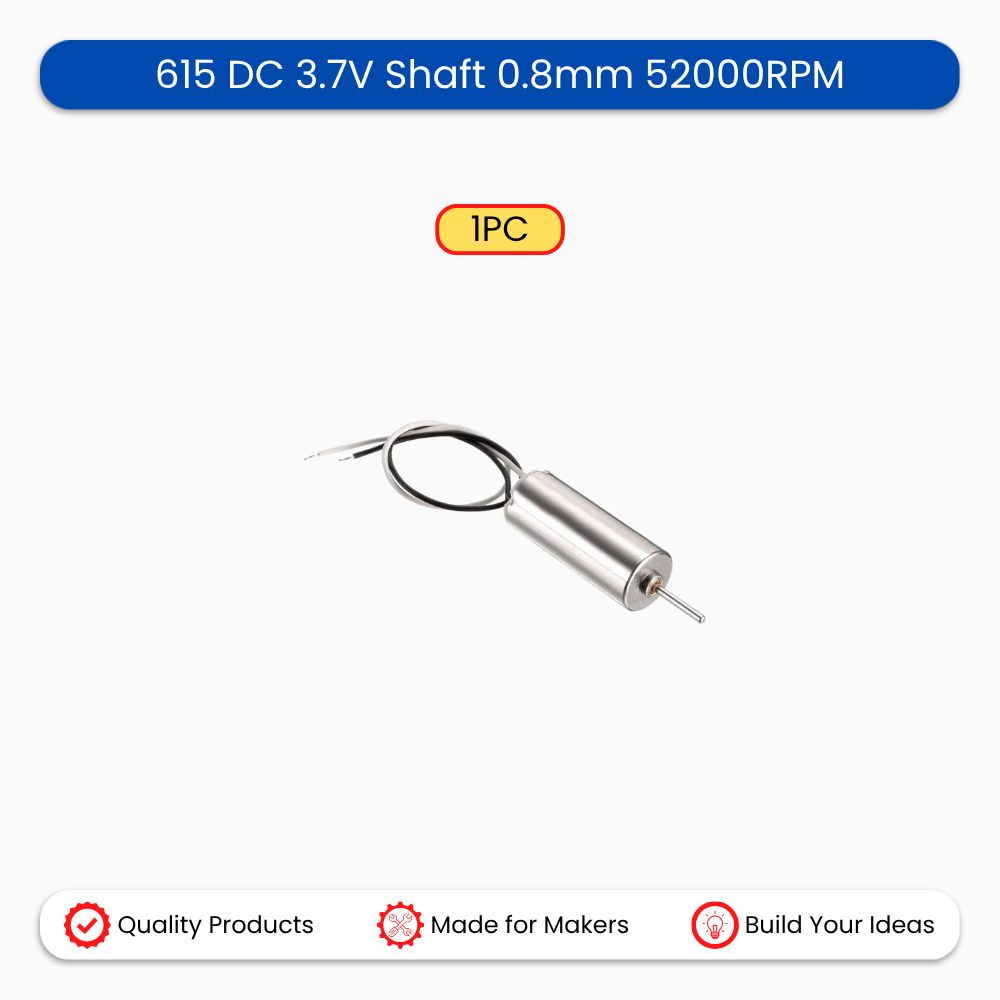 615 DC 3.7V 0.8mm 52000RPM