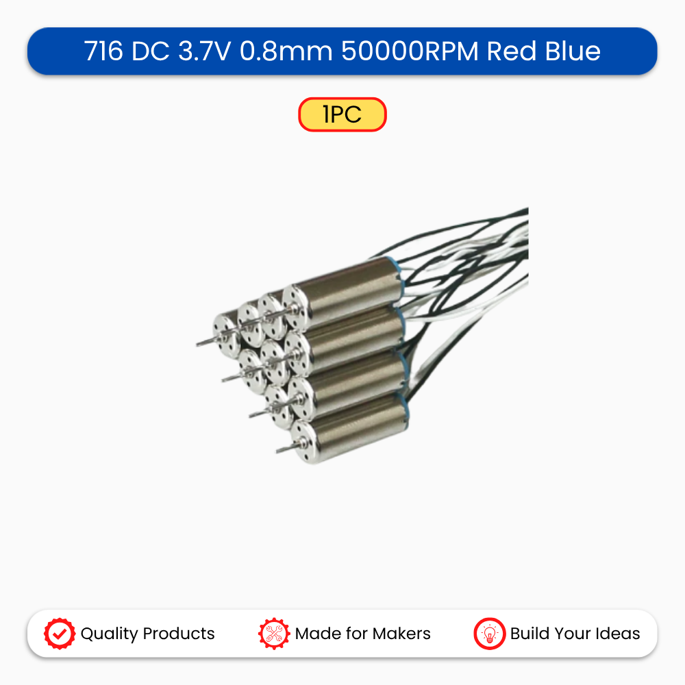 716 DC 3.7V 1.0mm 50000RPM