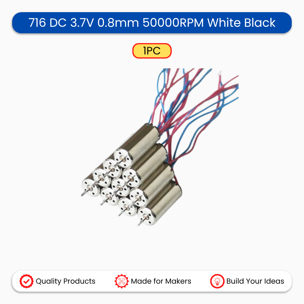 716 DC 3.7V 1.0mm 50000RPM