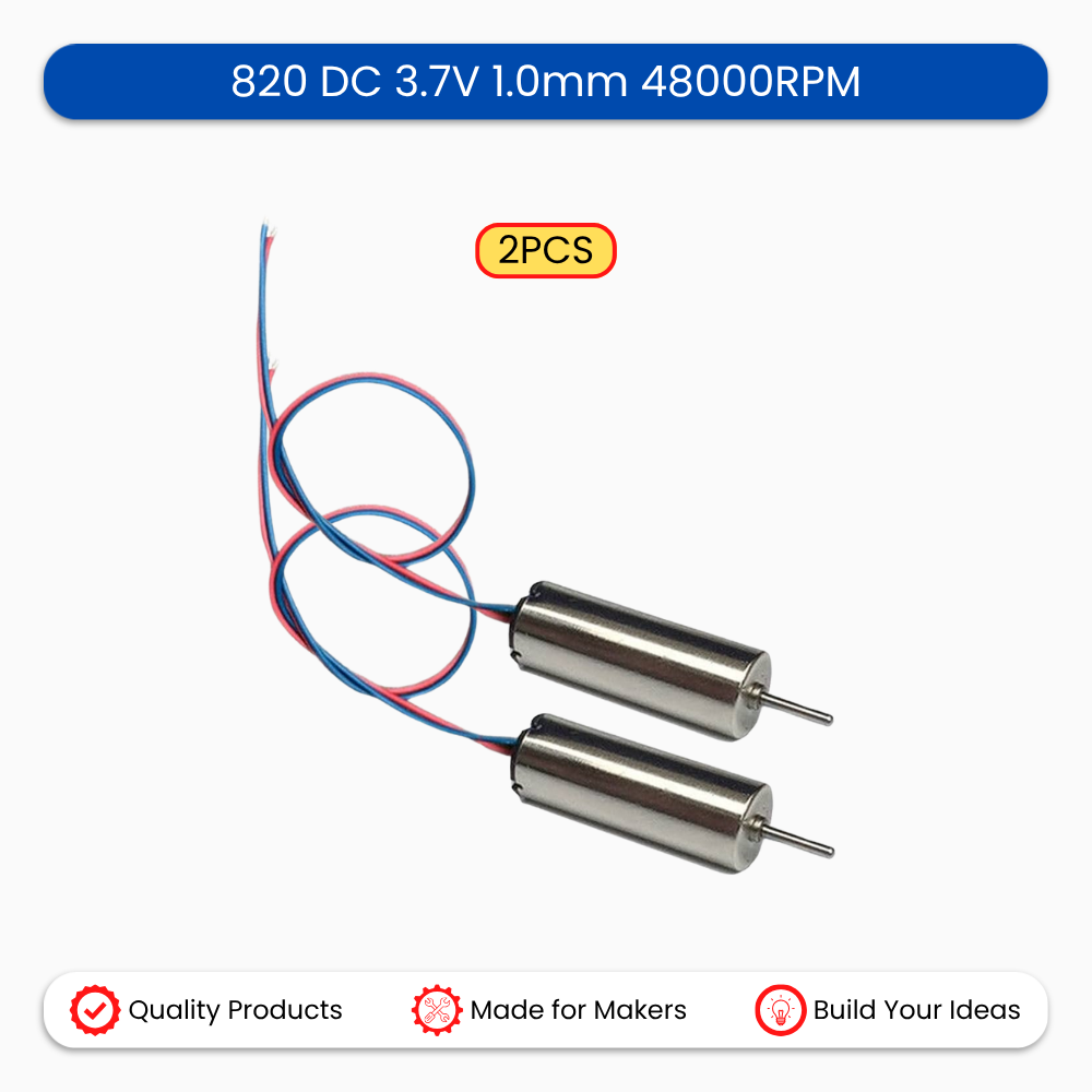 820 DC 3.7V 1.0mm 48000RPM