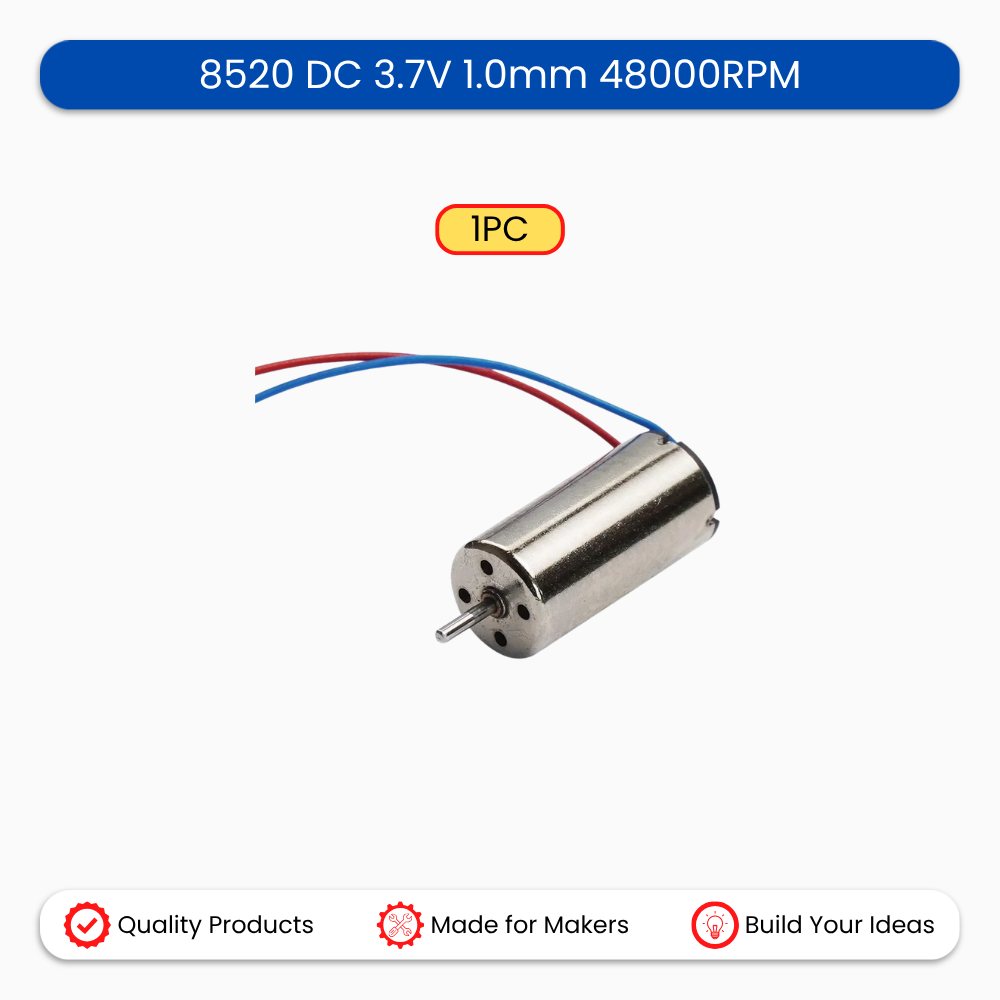 8520 DC 3.7V 1.0mm 48000RPM