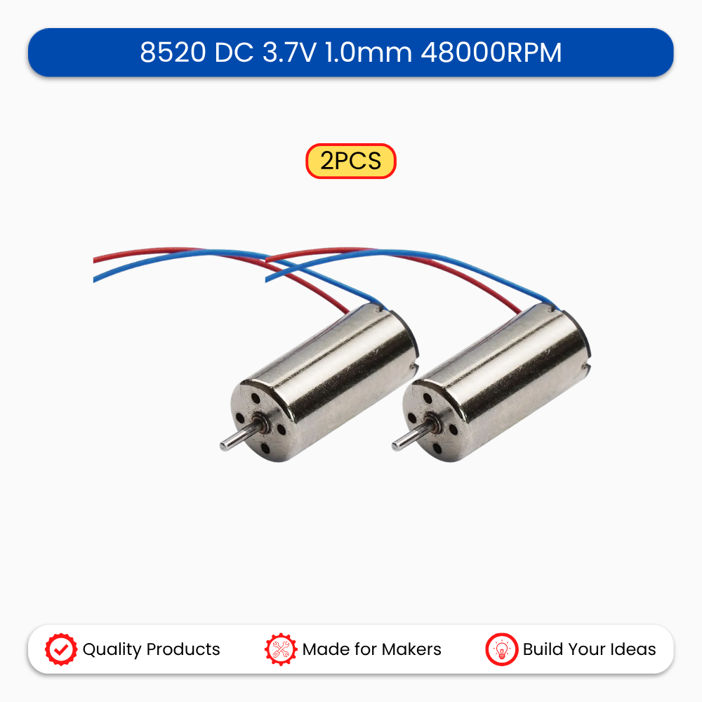 8520 DC 3.7V 1.0mm 48000RPM