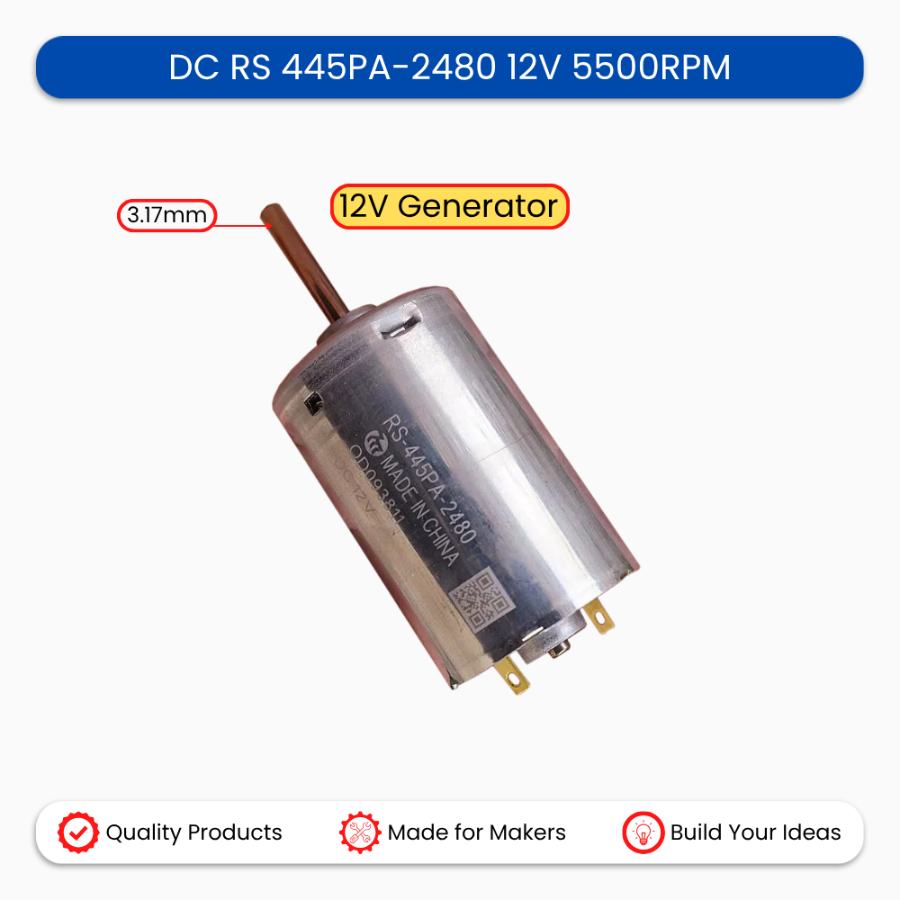 DC RS 445PA-2480 12V 5500RPM