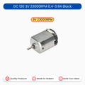 DC 130 3V 23000RPM 0.4-0.9A Black