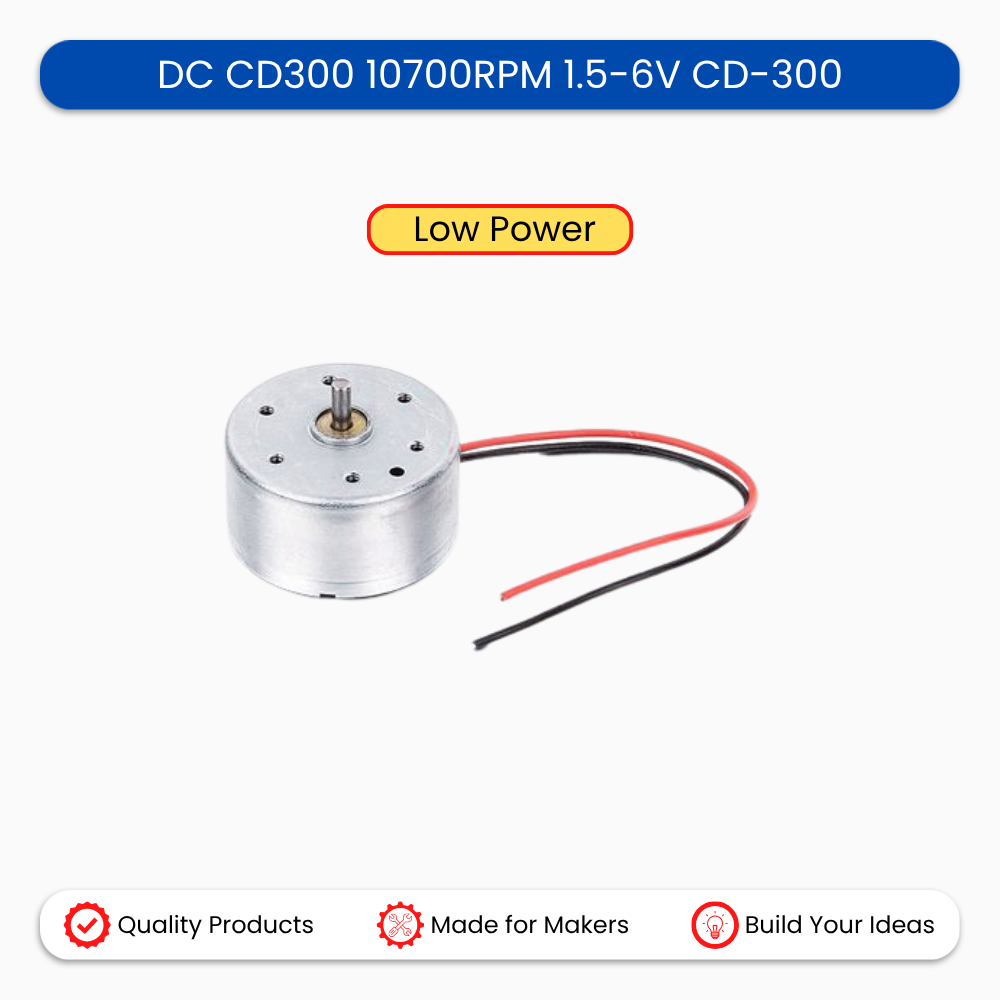 DC CD 300 10700RPM 1.5-6V CD-300 Low Power