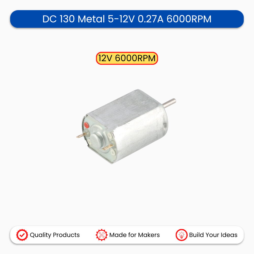 DC 130 Metal 5-12V 0.27A 6000RPM 25*20*15