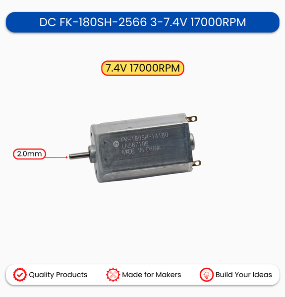 DC FK-180SH-2566 3-7.4V 17000RPM