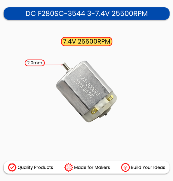 DC F280SC-3544 3-7.4V 25500RPM