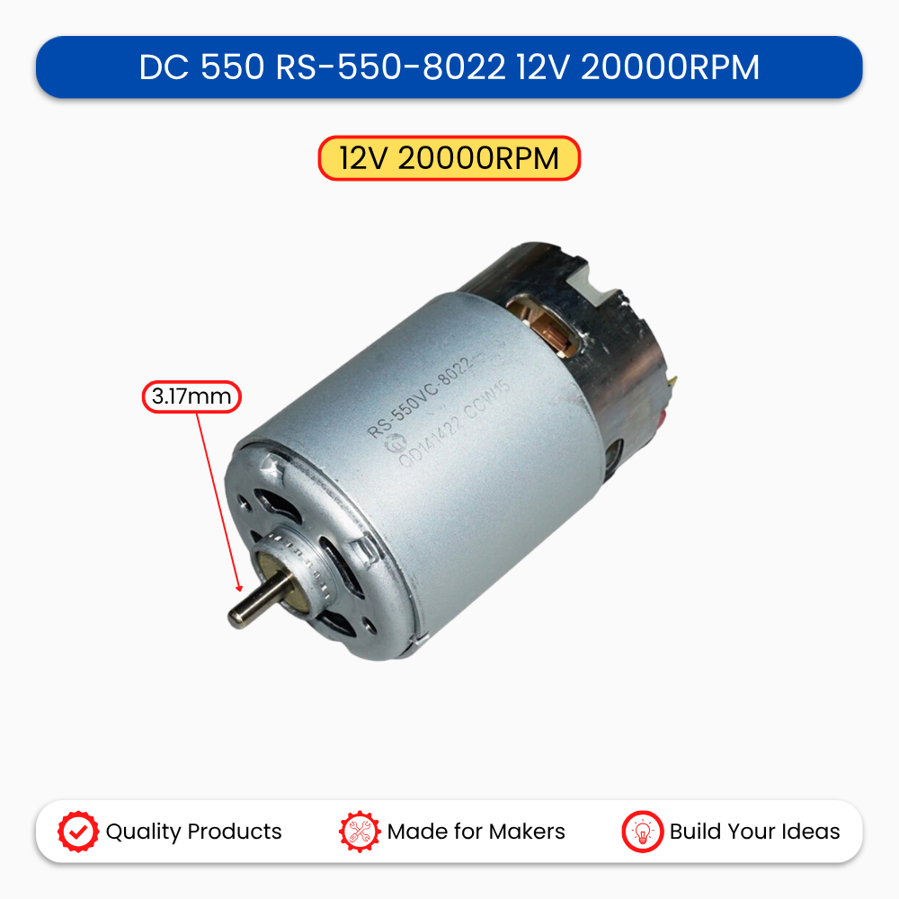 DC 550 RS-550-8022 12V 20000RPM