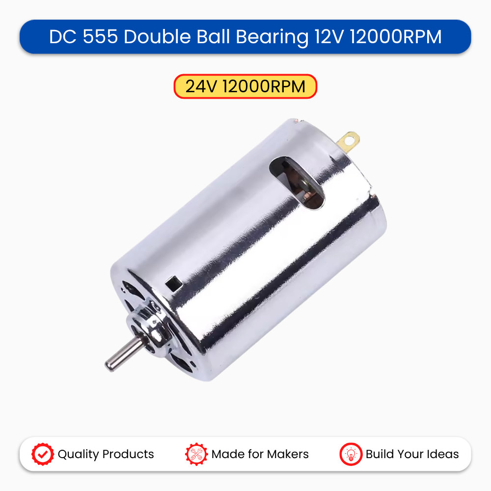 DC 555 Double Ball Bearing White