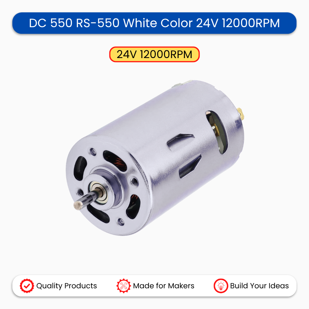 DC 550 RS-550 White Color 24V 12000RPM