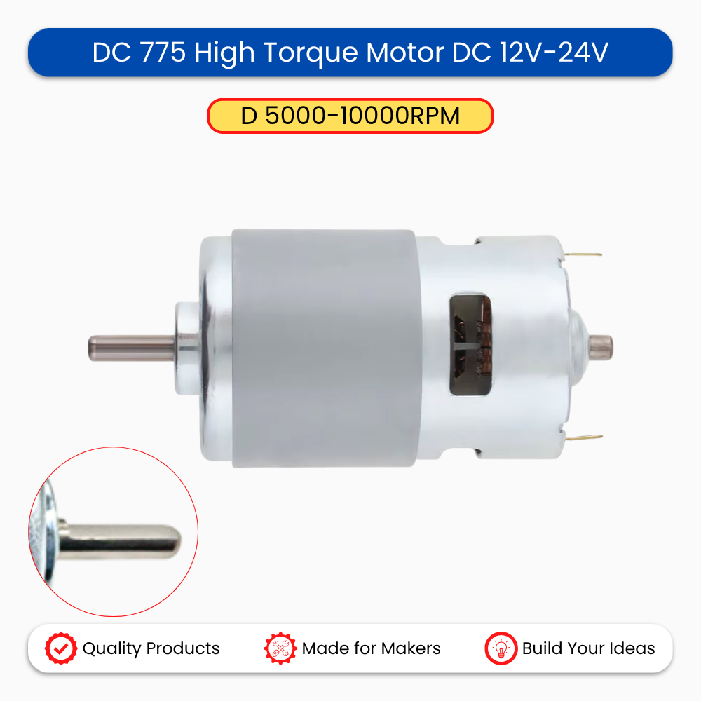 DC 775 High Torque Motor DC 12V-24V