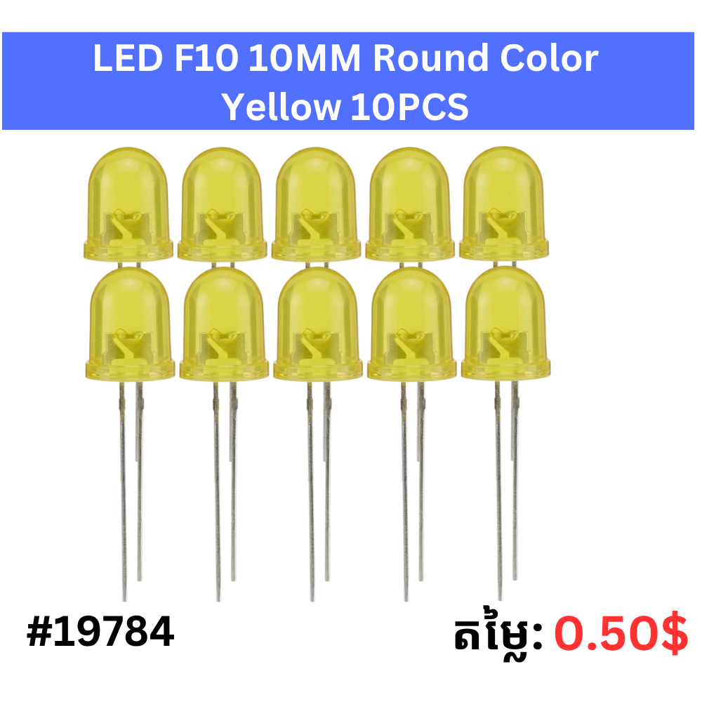 LED F10 10MM Round Color