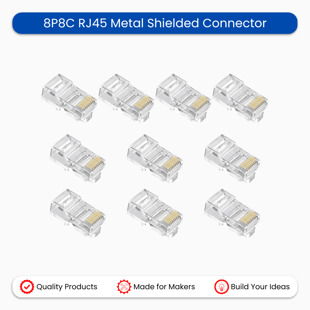 Cat6 RJ45 Plastic Shielded 8P8C