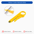 Yellow Cutter Network Wire
