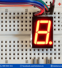 LED 7 Segment Clock 4 Bit 0.56" Inch Display Bright Red