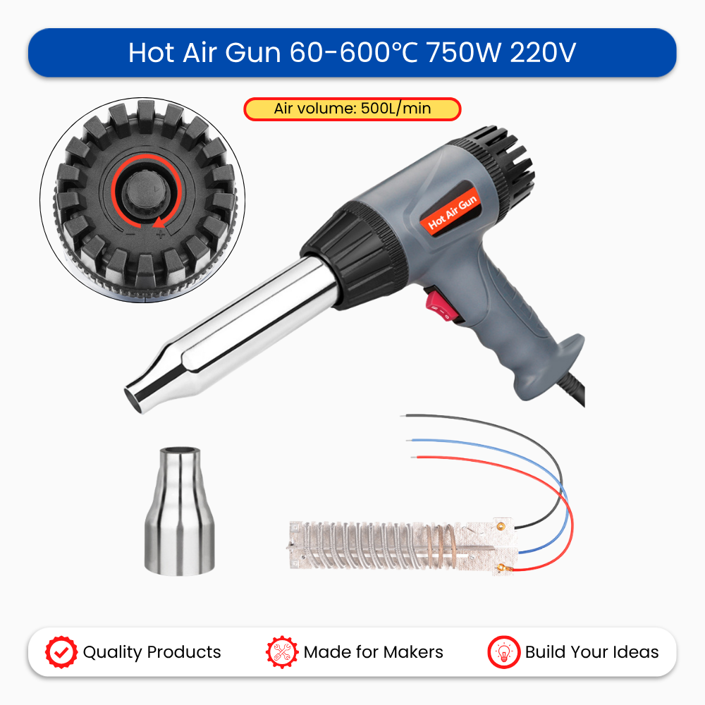 Hot Air Gun 60-600℃ 750W 220V