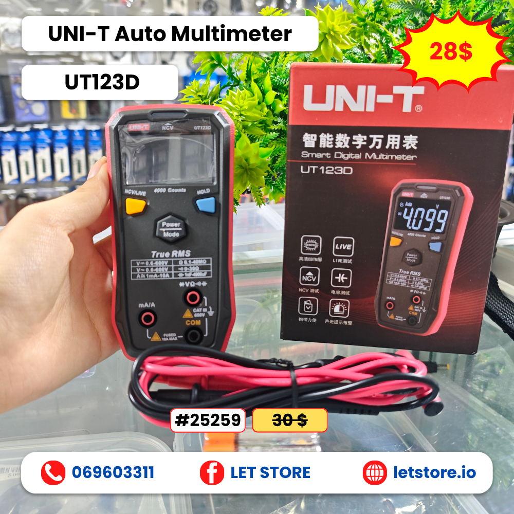 UT123D Auto Multimeter
