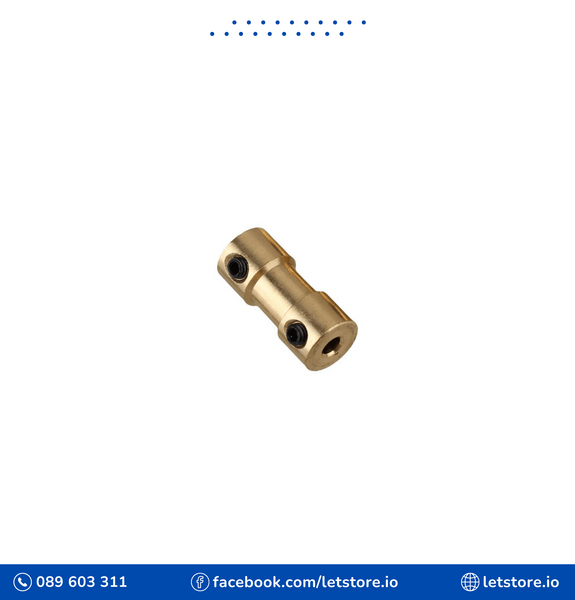 N20 Motor Shaft Coupling Coupler L20 x D19 Connector Brass Adaptor RC Boat Car