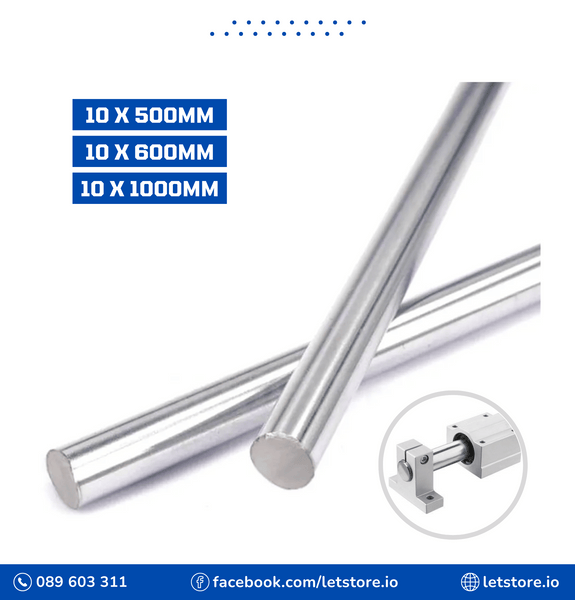 10mm OD Linear Shaft Cylinder Rail Round Rod Optical Axis