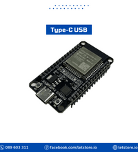 Type-C USB (CP2102) 30 Pin Nodemcu ESP32 Microcontroller WiFi & Bluetooth