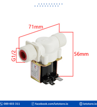 Pipe 1/2 Inch DC12V DC24V 400mA Water Solenoid Valve