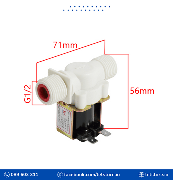 Pipe 1/2 Inch DC12V DC24V 400mA Water Solenoid Valve