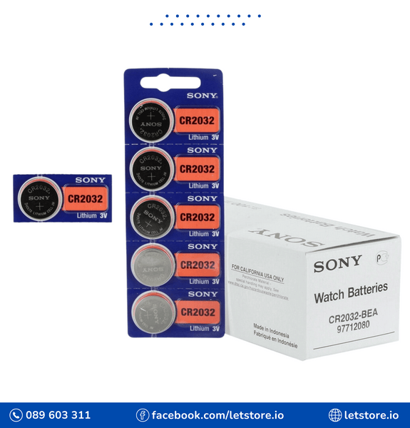 SONY CR2032 CR2025 CR2016 CR1632 CR1620 CR1616 CR1220 3V Lithium Coin Cell Battery