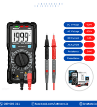 MESTEK DM91 NCV Digital Multimeter 2000 Counts AC/DC Voltage Multimeters Flash Light Large Screen DM91 Multimetro Tester