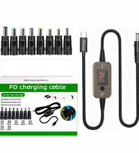 100W Type-C to DC 20V15V12V9V5V Cable